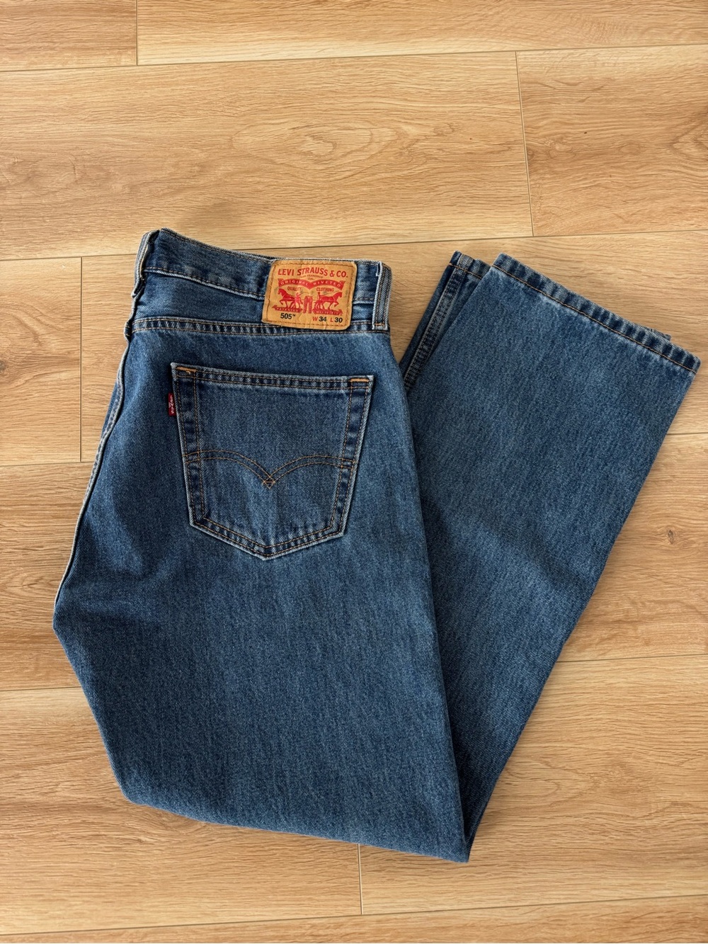 Levi's Men's Dark Blue Straight Jeans